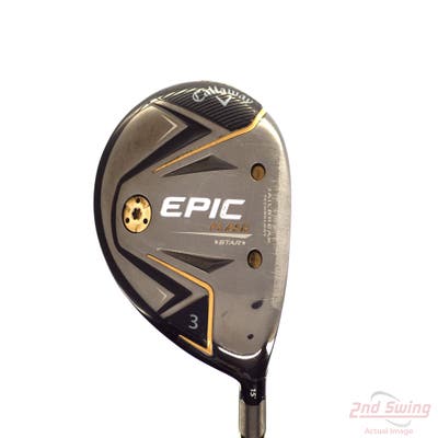 Callaway EPIC Flash Star Fairway Wood 3 Wood 3W 15° UST ATTAS Speed Series 40 Graphite Regular Right Handed 44.25in