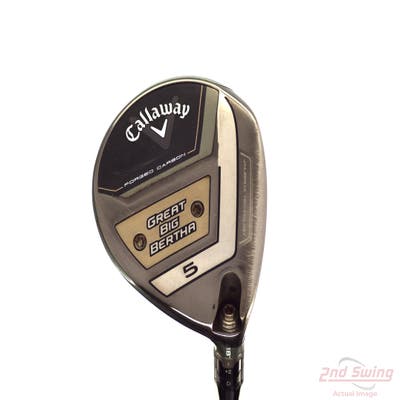 Callaway Great Big Bertha 23 Fairway Wood 5 Wood 5W 18° UST Mamiya Helium Nanocore 4 IP Finish Graphite Ladies Right Handed 41.75in