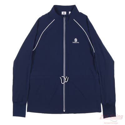 New W/ Logo Womens Footjoy Full Zip Large L Navy Blue MSRP $100 30572