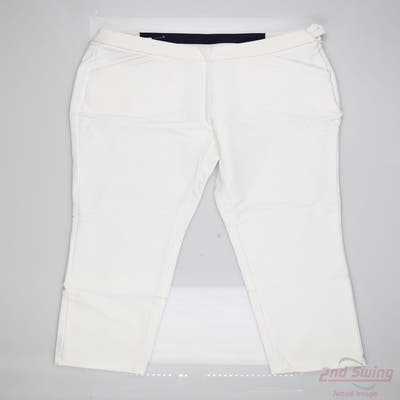 New Womens Peter Millar Pants 6 x27 White MSRP $129 LA22EB50