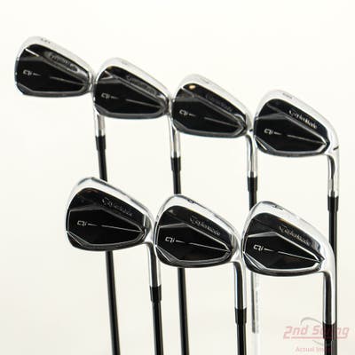 TaylorMade Qi Iron Set 5-PW AW Fujikura Ventus Blue TR 6 Graphite Regular Right Handed -1/4"