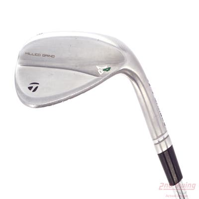 TaylorMade Milled Grind 4 Chrome Wedge Lob LW 58° 11 Deg Bounce SB True Temper Dynamic Gold Tour Issue 115 Steel Wedge Flex Right Handed 34.75in