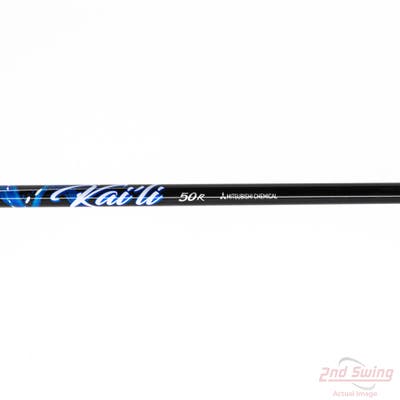 Used W/ Mizuno RH Adapter Mitsubishi Golf Kai'li Blue 50 Driver Shaft Regular 44.25in