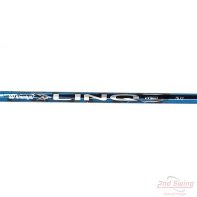 Used W/ Mizuno RH Adapter UST Mamiya LIN-Q Blue 75 Hybrid Shaft Regular 40.0in