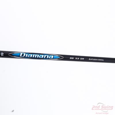 Used W/ Ping RH Adapter Mitsubishi Golf Diamana BB 53 Driver Shaft Stiff/Regular 43.5in