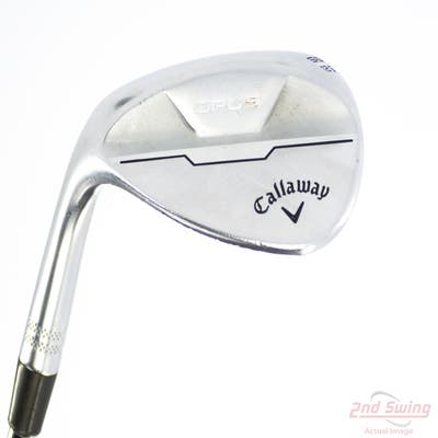 Callaway Opus Brushed Chrome Wedge Sand SW 56° 12 Deg Bounce S Grind True Temper Dynamic Gold Spinner Tour Issue Steel Wedge Flex Left Handed 35.25in