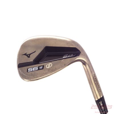 Mizuno S23 Copper Cobalt Wedge Sand SW 56° 12 Deg Bounce S Grind FST KBS Hi-Rev 2.0 Steel Wedge Flex Right Handed 35.25in