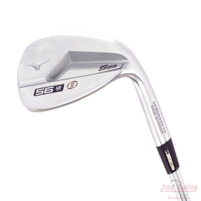 Mint Mizuno S23 Satin Chrome Wedge Sand SW 56° 12 Deg Bounce S Grind FST KBS Hi-Rev 2.0 115 Steel Wedge Flex Right Handed 35.25in