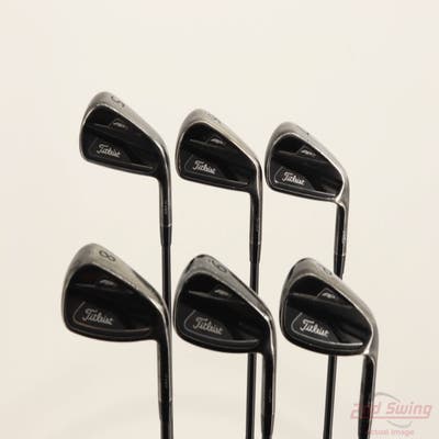 Titleist 718 AP2 Black Iron Set 5-PW True Temper Onyx AMT White Steel X-Stiff Right Handed STD