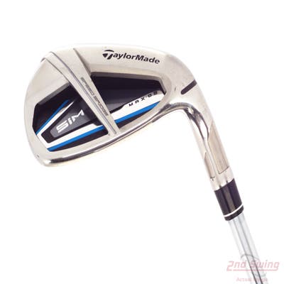 TaylorMade SIM MAX OS Wedge Gap GW Stock Steel Shaft Steel Regular Right Handed 35.0in