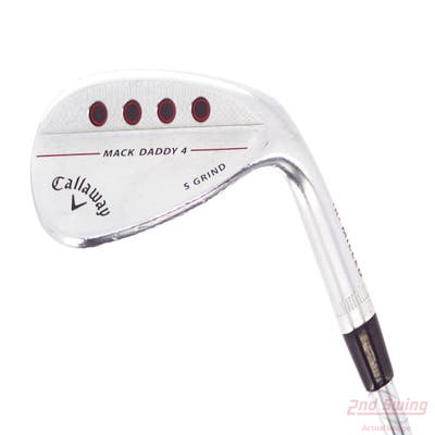 Callaway Mack Daddy 4 Chrome Wedge Sand SW 54° 10 Deg Bounce S Grind True Temper Dynamic Gold Tour Issue S200 Steel Stiff Right Handed 35.25in