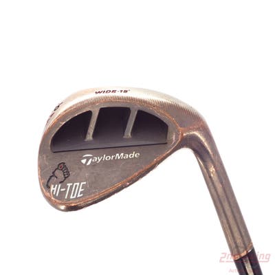 TaylorMade HI-TOE RAW Big Foot Wedge Sand SW 56° 15 Deg Bounce FST KBS Hi-Rev 2.0 115 Steel Wedge Flex Right Handed 35.0in