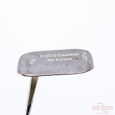 Titleist Scotty Cameron Pro Platinum Del Mar 3 Putter Steel Left Handed 33.0in