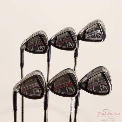 Callaway Big Bertha OS Iron Set 7-PW AW SW UST Mamiya Recoil 760 ES Graphite Senior Left Handed +1/4"