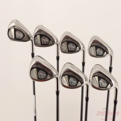 Callaway Rogue X Iron Set 7-PW AW GW SW Aldila Synergy Blue 60 Graphite Regular Right Handed STD