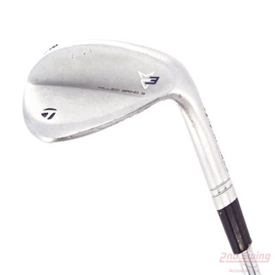 TaylorMade Milled Grind 3 Raw Chrome Wedge Lob LW 58° 12 Deg Bounce HB Project X LZ 6.5 Steel X-Stiff Right Handed 36.0in