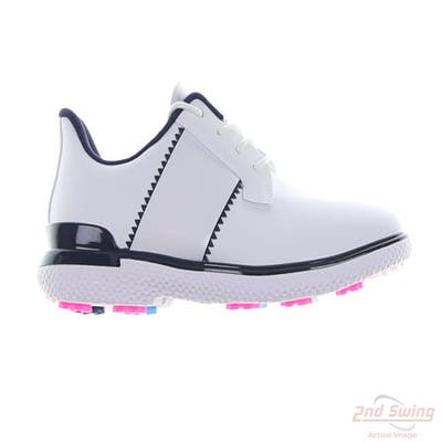 New Womens Golf Shoe G-Fore Gallivanter Leather 7.5 White/Black MSRP $350 GLF000037