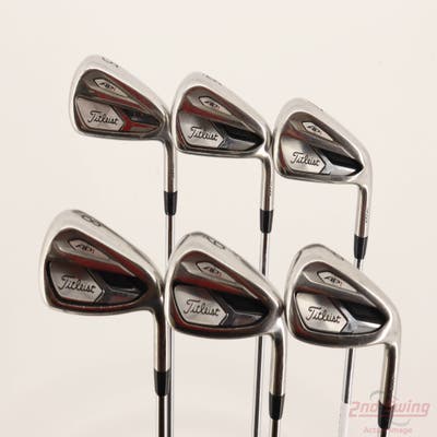 Titleist 718 AP1 Iron Set 5-PW True Temper AMT White S300 Steel Stiff Right Handed STD