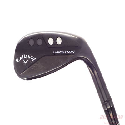 Callaway Jaws Raw Black Plasma Wedge Lob LW 58° 10 Deg Bounce S Grind True Temper Dynamic Gold Steel Wedge Flex Right Handed 35.0in