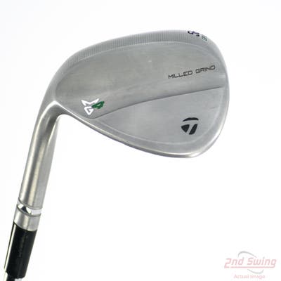 TaylorMade Milled Grind 4 Chrome Wedge Sand SW 56° 12 Deg Bounce SB True Temper Dynamic Gold Tour Issue 115 Steel Wedge Flex Left Handed 35.5in