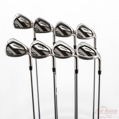 Callaway Mavrik Iron Set 6-PW AW GW SW True Temper Elevate 95 VSS Steel Stiff Right Handed STD