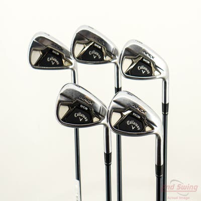 Callaway Apex DCB 21 Iron Set 7-PW AW UST Mamiya Recoil 75 Dart Graphite Regular Right Handed -1/2"