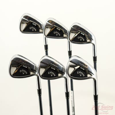 Callaway Apex DCB 21 Iron Set 6-PW AW UST Mamiya Recoil 65 Dart Graphite Senior Right Handed -1/2"