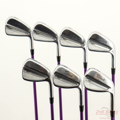 Titleist 2023 T150 Iron Set 4-PW UST Mamiya Dart TSTPX Concept 105 Graphite X-Stiff Right Handed +1/2"