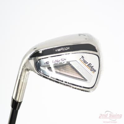 Mint Tour Edge Hot Launch E525 Single Iron 7 Iron UST Mamiya Helium Nanocore Black 55 Graphite Regular Left Handed 37.5in