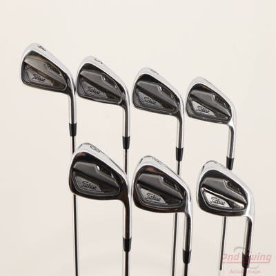 Titleist T100 Iron Set 4-PW True Temper Dynamic Gold Tour Issue S400 Steel Stiff Right Handed +1"