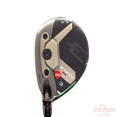 Mint Callaway Elyte Triple Diamond Fairway Wood 3 Wood 3W 15° Mitsubishi Tensei 1K Black 75 Graphite Stiff Left Handed 43.5in