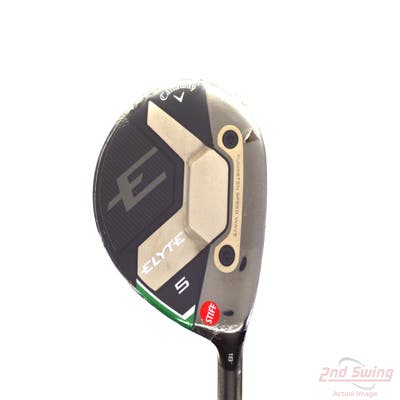 Mint Callaway Elyte Fairway Wood 5 Wood 5W 18° Project X Denali Charcoal 70 Graphite Stiff Right Handed 42.5in
