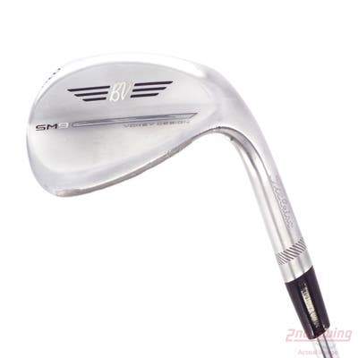 Titleist Vokey SM9 Tour Chrome Wedge Lob LW 58° 12 Deg Bounce D Grind True Temper AMT Black S300 Steel Stiff Right Handed 35.25in