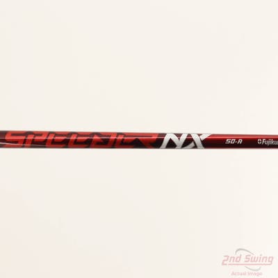 Used W/ TaylorMade RH Adapter Fujikura Speeder NX Red 50 Driver Shaft Senior 44.75in