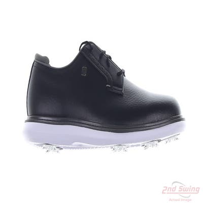 New Mens Golf Shoe Footjoy Traditions Blucher Wide 9.5 Black/White MSRP $150 57939
