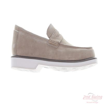 New Mens Golf Shoe Footjoy Suede Loafer Medium 10 Tan MSRP $170 79076