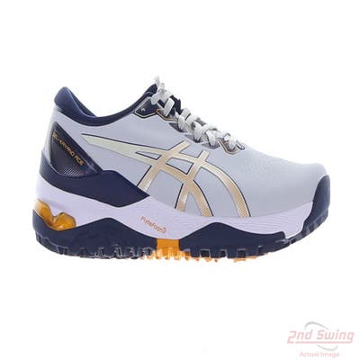 New Mens Golf Shoe Asics Gel Kayano Ace 2 Wide 12 Grey/Blue/Yellow MSRP $200 1111A242-021