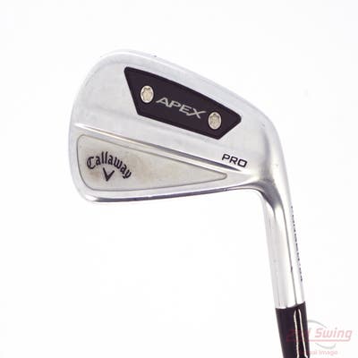 Callaway Apex Pro 24 Single Iron 7 Iron Dynamic Gold Mid 115 Gunmetal Steel Stiff Right Handed 36.75in
