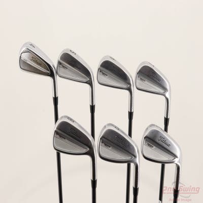 Titleist 2023 T150/T200 Combo Iron Set 4-PW True Temper Onyx AMT White Steel Stiff Right Handed +1/2"