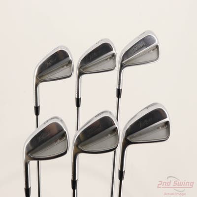 Titleist 2023 T150 Iron Set 4-9 Iron Project X Rifle 6.0 Steel Stiff Left Handed -1/4"