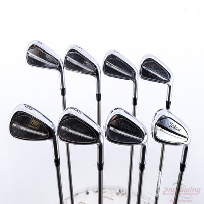 Titleist 2023 T200 Iron Set 4-PW AW Aerotech SteelFiber i80cw Graphite Stiff Right Handed STD