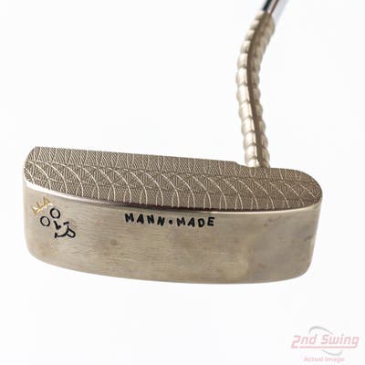 New MannKrafted Custom MA/66 Rebar Nickel Plate Putter Steel Right Handed 35.0in