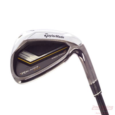 TaylorMade Rocketbladez Max Single Iron Pitching Wedge PW TM Matrix Ozik Program 55 Graphite Senior Right Handed 36.25in