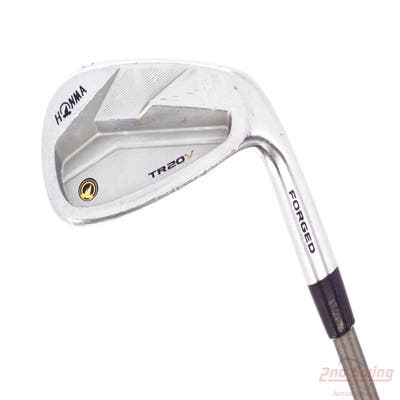 Honma TR20 V Single Iron Pitching Wedge PW Aerotech SteelFiber i95 Graphite Stiff Right Handed 36.75in