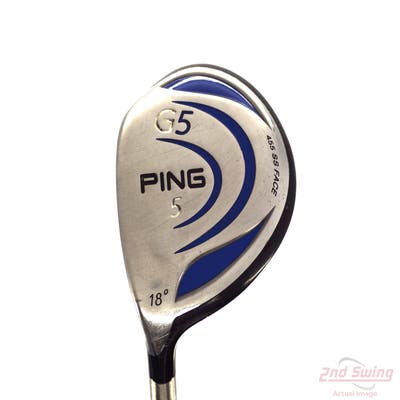 Ping G5 Fairway Wood 5 Wood 5W 18° Ping TFC 100F Graphite Regular Left Handed 42.5in
