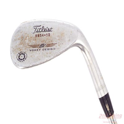 Titleist Vokey Spin Milled Wedge Sand SW 54° 10 Deg Bounce Stock Steel Shaft Steel Wedge Flex Right Handed 35.0in
