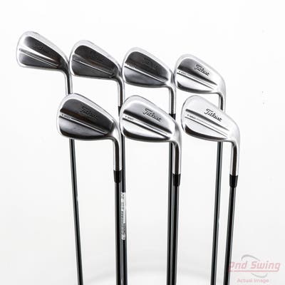 Titleist 2025 T350 Iron Set 6-PW AW GW Mitsubishi MMT AMC Red Graphite Senior Right Handed +1/2"