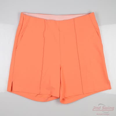 New Womens Adidas Shorts X-Large XL Orange MSRP $70 HY4092