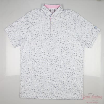 New Mens Puma Polo Medium M White MSRP $90 630298 02