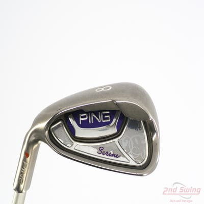 Ping Serene Single Iron 8 Iron Ping ULT 210 Ladies Lite Graphite Ladies Left Handed Red dot 35.75in